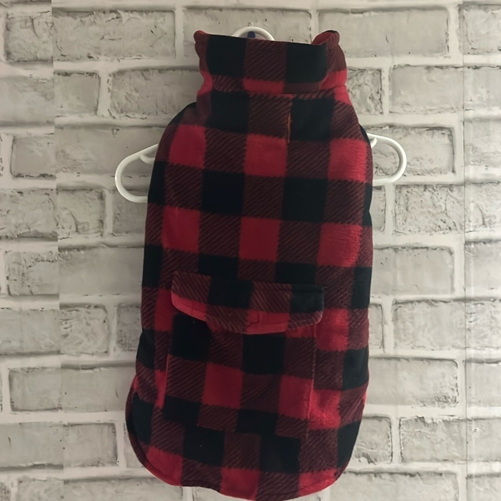 SCENEREAL Dog Winter Coat Christmas Reversible Jacket Warm Cold Weather size m
